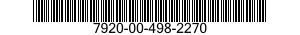 7920-00-498-2270  7920004982270 004982270