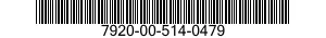 7920-00-514-0479  7920005140479 005140479