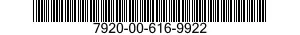 7920-00-616-9922  7920006169922 006169922