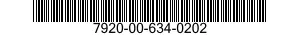 7920-00-634-0202  7920006340202 006340202