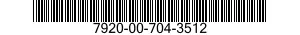 7920-00-704-3512  7920007043512 007043512