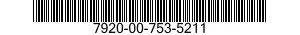 7920-00-753-5211  7920007535211 007535211