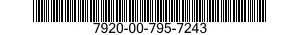 7920-00-795-7243  7920007957243 007957243