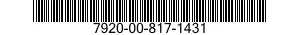 7920-00-817-1431  7920008171431 008171431