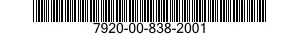 7920-00-838-2001  7920008382001 008382001