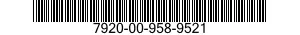 7920-00-958-9521  7920009589521 009589521