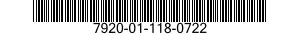 7920-01-118-0722  7920011180722 011180722