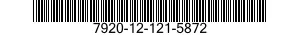 7920-12-121-5872 CLOTH,CLEANING 7920121215872 121215872