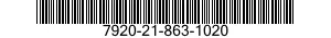 7920-21-863-1020  7920218631020 218631020