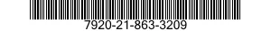 7920-21-863-3209  7920218633209 218633209