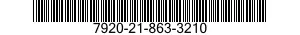 7920-21-863-3210  7920218633210 218633210