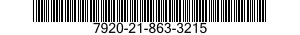 7920-21-863-3215  7920218633215 218633215