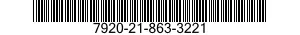 7920-21-863-3221  7920218633221 218633221