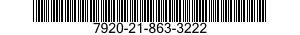 7920-21-863-3222  7920218633222 218633222
