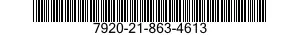 7920-21-863-4613  7920218634613 218634613
