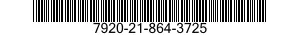 7920-21-864-3725  7920218643725 218643725