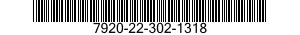 7920-22-302-1318  7920223021318 223021318