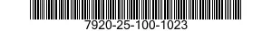 7920-25-100-1023 BRUSH,WIRE,SCRATCH 7920251001023 251001023