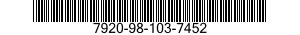 7920-98-103-7452  7920981037452 981037452
