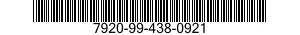 7920-99-438-0921  7920994380921 994380921