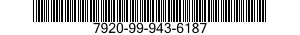 7920-99-943-6187  7920999436187 999436187