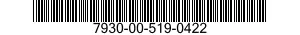 7930-00-519-0422  7930005190422 005190422