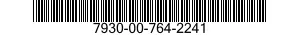 7930-00-764-2241  7930007642241 007642241
