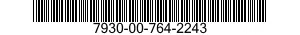 7930-00-764-2243  7930007642243 007642243