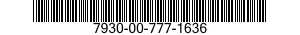 7930-00-777-1636  7930007771636 007771636
