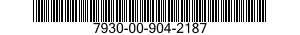7930-00-904-2187  7930009042187 009042187