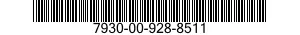 7930-00-928-8511  7930009288511 009288511