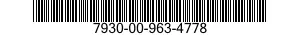 7930-00-963-4778  7930009634778 009634778