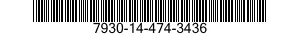 7930-14-474-3436  7930144743436 144743436