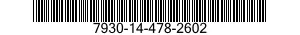 7930-14-478-2602 CLEANER,INDUSTRIAL,MULTI PURPOSE 7930144782602 144782602