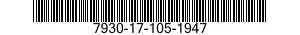 7930-17-105-1947 PREVENTIE-UITRUSTIN 7930171051947 171051947