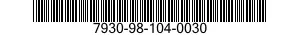 7930-98-104-0030 DISHWASHING COMPOUND,MACHINE 7930981040030 981040030