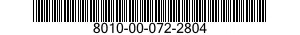 8010-00-072-2804  8010000722804 000722804