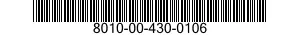 8010-00-430-0106  8010004300106 004300106