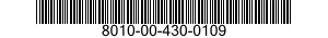 8010-00-430-0109  8010004300109 004300109