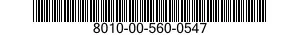 8010-00-560-0547 COATING COMPOUND,FLUORESCENT 8010005600547 005600547