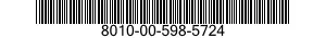 8010-00-598-5724 PAINT,LATEX 8010005985724 005985724