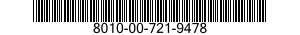 8010-00-721-9478  8010007219478 007219478