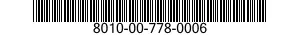 8010-00-778-0006  8010007780006 007780006
