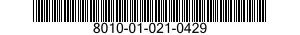 8010-01-021-0429  8010010210429 010210429