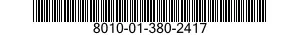 8010-01-380-2417 PAINT,LATEX 8010013802417 013802417