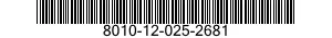 8010-12-025-2681  8010120252681 120252681
