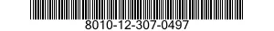 8010-12-307-0497 ENAMEL 8010123070497 123070497