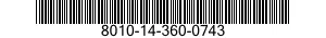 8010-14-360-0743 LACQUER 8010143600743 143600743