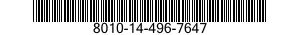 8010-14-496-7647 PAINT,TEMPORARY 8010144967647 144967647