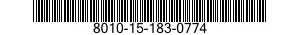 8010-15-183-0774 COMPONENTE B/E INVE 8010151830774 151830774